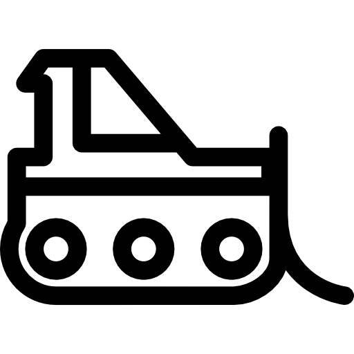 Bulldozer outline